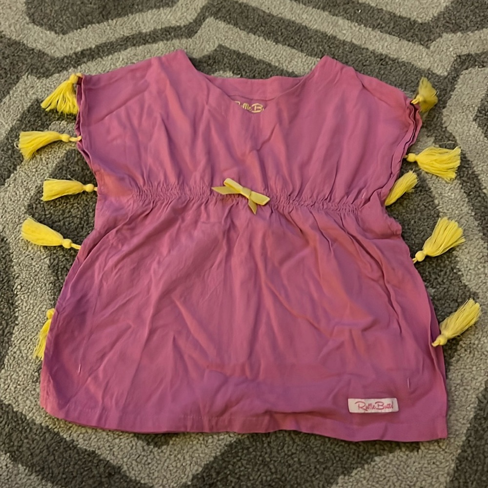 RuffleButts Swimsuit Coverup—12-24 months